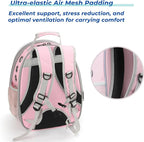 Lollimeow Cat Carrier Backpack, Expandable Bubble Pet Carrier for Cats and Small Dogs, Airline Approved Travel Backpack for Hiking, Walking & Outdoor Adventures - Supports up to 14 lbs