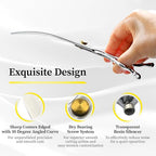 Dog Grooming Scissors, 7.5" Curved Shears, Premium Stainless Steel, Safety Rounded Tip & Ergonomic Symmetrical Handles for Dogs, Cats & Pet Trimming at Home