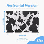 Doro Cat Litter Mat 23x15 Inch Waterproof Litter Trapping Mat | Original Cow Pattern Design, Regular Size, Durable PVC, Easy to Clean, Urine-Proof