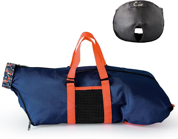 Cinf Cat Restraint Grooming Bag, Anti-Scratch Tool for Nail Trimming | Safe grooming restraint bag controls cat movement for bathing, nail trimming, injections and veterinary examinations