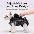 Wakytu Dog Lift Harness Dog Carrier Sling for Small Dogs & Cats,M | stylish puppy sling carrier with handle & pocket,adjustable leash,walking & travel