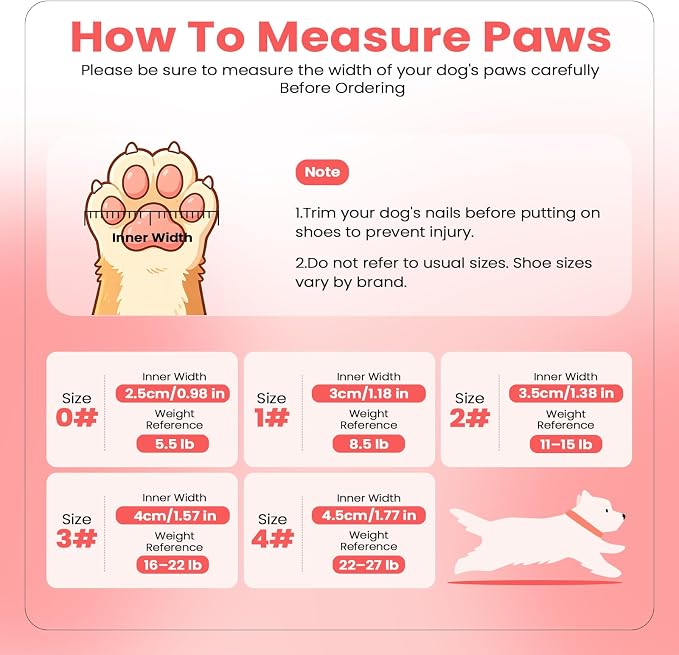 DORA BRIDAL Dog Shoes for Small Dogs, 3D Mesh Breathable Dog Boots & Paw Protectors for Hot Pavement Summer, Rubber Sole Anti-Slip Dogs Booties for Winter Snow, Mud, Outdoor Walking