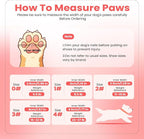 DORA BRIDAL Dog Shoes for Small Dogs, 3D Mesh Breathable Dog Boots & Paw Protectors for Hot Pavement Summer, Rubber Sole Anti-Slip Dogs Booties for Winter Snow, Mud, Outdoor Walking
