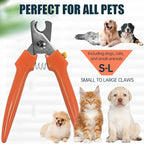 Dog Nail Trimmers #767C, Large and Small Breed Pet Nail Clippers | Large dog nail clippers with 0.45 inch opening for thick nails. Sharp blades, spring action. For home and salon.