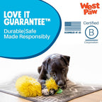 WEST PAW Rowdies Olaf Durable Plush Dog Toy with Reinforced HardyTex Fabric Hand Sewn Seams and Engaging Squeaker for Chewers and Cuddlers - Citrus
