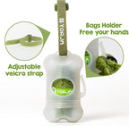 Dog Poop Bags Rolls with Dispenser & Holder, 510 Pet Waste Bags, 100% Leak Proof Extra Thick and Strong Corn Starch Blend