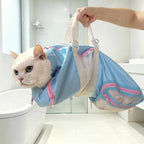 Cinf Cat Restraint Grooming Bag, Anti-Scratch Tool for Nail Trimming | Safe grooming restraint bag controls cat movement for bathing, nail trimming, injections and veterinary examinations