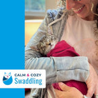 Calm & Cozy® Cat Swaddle Wrap for Anxiety & Handling (Lavender, Medium) | Patented Access Points, Nail Trimming, Grooming, Medication, Vet Visits