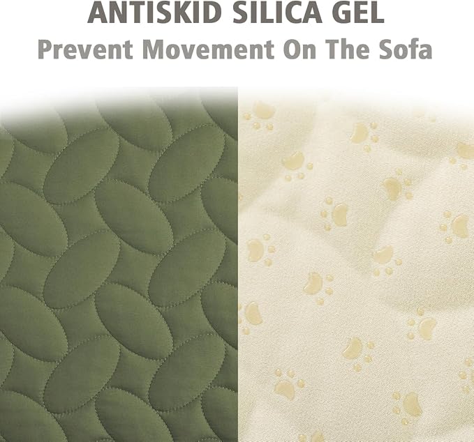 Ameritex Pet Bed Cover Dog Bed Blanket for Sofa and Furniture Waterproof New Pattern Design (40x50 Inch, Green)
