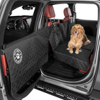 Ruff Liners Standard Back Seat Extender for Dogs, Black – As Seen on Shark Tank – Hard Bottom Platform for Cars, SUVs & Mid-Size Trucks – 400lb Support, Waterproof – Rigid Back Seat Cover for Dogs