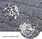 unipaws Cat Litter Trapping Mat, Litter Box Scatter Control Pad | Litter Free Floors and Urine Waterproof, Gentle on Paws, No Phthalate