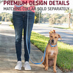 Leashboss 6ft Ultra Comfort Double-Thick Soft Padded Handle Reflective Leash for Large, Medium, and Small Dogs/Puppies | Heavy Duty Nylon