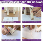 EXPAWLORER 6Pcs Anti Slip Dog Socks to Prevent Licking Paws, Dog Shoes for Hot Pavement Double Sides Dog Boots & Paw Protectors Booties for Hardwood Floors with Grippers Small Medium Large Senior Dogs