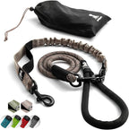 SparklyPets - Heavy Duty Bungee Rope Leash for Large and Medium Dogs - No Pull, Shock Absorber Long Dog Training Lead - No Slip Reflective Line for Outside (5.5 Ft Bungee Leash)