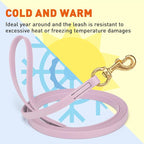 Viper Biothane K9 Working Dog Leash Waterproof Lead for Tracking Training Schutzhund Odor-Proof Long Line with Solid Brass Snap for Puppy Medium and Large Dogs, 20ft Pastel Purple