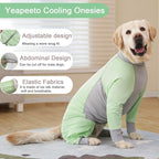 Dog Sun Protection Cooling Suit UPF 50+, Quick-Dry Breathable Jumpsuit for Large & Medium Dogs, Outdoor Dirt-Resistant Shedding Control Pet Apparel (Chartreuse, 3X-Large)