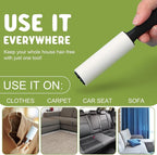 Hushee 8 Pcs Mini Lint Roller for Travel, Portable Pet Hair Remover | Small Lint Removers Bulk for Pet Hair Clothes, Small Removers, Portable Sticky Removing Tool for Furniture Dog Car Seat