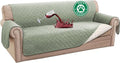 Turquoize 100% Waterproof Couch Cover Sofa Covers Washable Couch Covers for 3 Cushion Couch Sofa Pet Friendly Triple Non-Slip Couch Cover for Dogs Furniture Covers for Pets, Kids,Dog (Sofa 70", Sage)