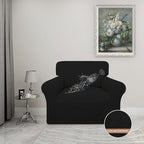 Easy-Going 100% Waterproof Oversized Chair Couch Cover, Stretch Sofa Cover | Dual Waterproof Sofa Slipcover, Leakproof Furniture Protector Against Stain Spill from Kids, Pets, Dog, Black