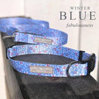 Lucky Love Dog - Adjustable Dog Collar with Easy Click Buckle for Small Dogs, Durable, & Comfortable for Male & Female Dogs, Pet Collar for Puppies & Adult Ones - Winterblue, XS