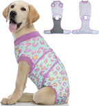 Kuoser Dog Recovery Suit After Surgery, Spay Neuter Surgical Suit for Dogs | Post Surgery Anti-Licking Dog Onesie Protects Wounds and Incisions, E-Collar & Cone Alternative Bodysuit for Female Male Dogs