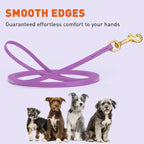 Viper Biothane K9 Working Dog Leash Waterproof Lead for Tracking Training Schutzhund Odor-Proof Long Line with Solid Brass Snap for Puppy Medium and Large Dogs, 33ft Amethyst Purple
