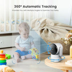 AMOROM Indoor Camera 2K, Baby/Kids/Elderly/Dog/Cat Camera | AI Smart Detection & Alarm, 2-Way Audio, Night Vision, 2.4G&5G WiFi App Control, Cloud & SD Card Storage, 2 Pack