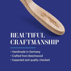 Chris Christensen Mark V Triangle Slicker Brush for Dogs, 12mm Pins, Groom Like a Pro, Handcrafted Lightweight Beechwood Ergonomic Handle, Stainless Steel Pins, A5V. Made in Germany.