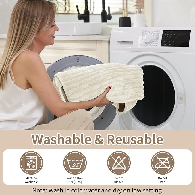 100% Waterproof Couch Covers for Dogs, 35"×63" Washable Couch Cover, Non Slip Sectional Couch Covers for 3 Cushion Sofa Cover Pet Friendly, Cat and Dog Couch Bed Cover- Off-White