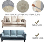 Ameritex Couch Sofa Slipcover 100% Waterproof Nonslip Quilted Furniture Protector Slipcover for Dogs, Children, Pets Sofa Slipcover Machine Washable (Light Grey, 78")