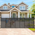 200" Retractable Baby Gates Extra Wide Dog Gates for Doorways,Black | 48" Extra Tall Pet Gate Retractable Dog Gate, Long Baby Gate Retractable Fence Outdoor, Driveway Gate Retractable Garage Gate
