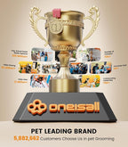 oneisall Dog Clippers for Grooming fit Doodles & Poodles,9050 | Compatible with Wahl's 3379,3332-3339 Metal Guards,3.5 Hours of Battery Life, 6500 Rpm High-Speed Cutting, Removable Blades