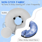 Supet Inflatable Dog Cone Collar for Large Medium Small Dogs, Soft Cone Collar for Dogs Cats, ECollar Doggie Neck Donut Dog Cone Alternative After Surgery