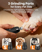 M&M STAR Dog Grooming Kit, 4-in-1 Dog Clippers for Grooming, Cordless Dog Hair Trimmer with Dog Paw Trimmer & Dog Nail Grinder, Low Noise Pet Clippers for Dogs Cats Face Ears Paws