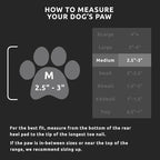 PawZ Rubber Dog Boots for Medium Paws - All-Weather Waterproof Dog Shoes, Anti-Slip Traction for Rain, Snow, Mud & Hot Pavement - Pull-On Dog Booties, Black - Medium (2.5" - 3") - Pack of 24