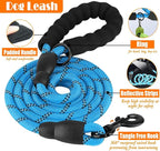 LOBEVE No Pull Dog Harness, Collar & Leash Set | Includes Dog Seat Belt, Collapsible Bowls & Poop Bag Dispenser. Ideal for Training, Walking, Hiking. Fits Small to Large Dogs(Blue-S)