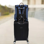 EliteField Deluxe Backpack Pet Carrier for Cats and Dogs (3-Year Warranty) | Airline Approved, Waterproof, 3 Scratch-Resistant Mesh Doors, Fleece Mat, Built-In Leash, Seat Belt Loops, Suitcase Sleeve
