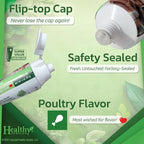 Enzymatic 4 Oz Poultry Flavored Pet Toothpaste and Silicone Fingerbrush Twin Pack | Fresh Breath, Plaque & Tartar Control | Dog & Cat Tooth Brushing Kit Oral Care for Pets
