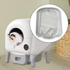 Gralara Automatic Cat Liner Tray Cat Litter Accessory, Practical and Reusable Pet Supplies, Water Resistant Soft Mat, Easy to Install Pet Litter Box Cleaning Parts
