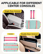BurgeonNest Center Console Dog Car Seat for Small Dogs up to 9 lbs Light Blue