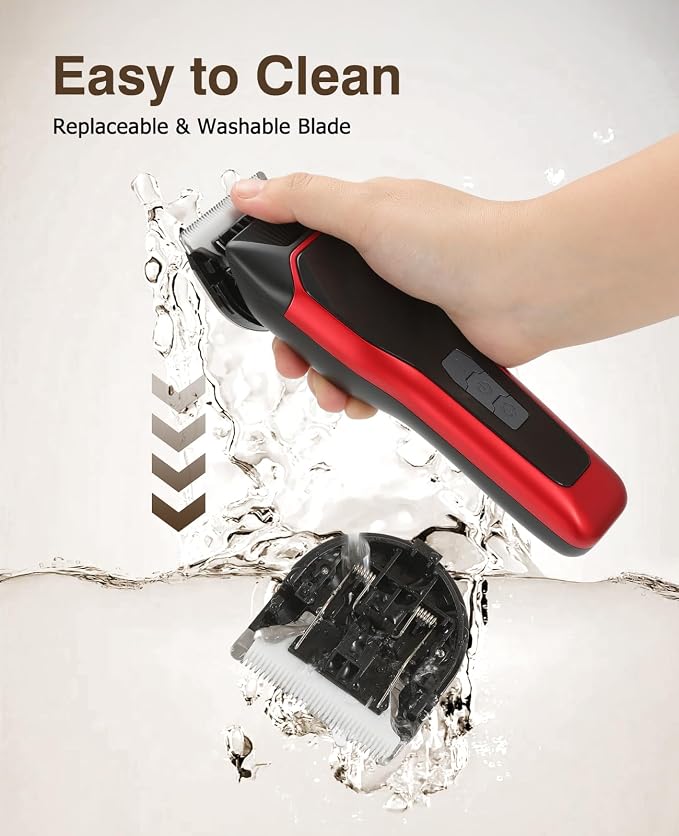 Horse Clippers Low Noise Rechargeble Horse Trimmer Kit | Pet Shaver for Heavy Thick Coats Grooming, 2-Speed Cordless Shears for Sheep, Cats and Dogs