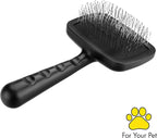 Tweezerman Slicker Brush for Pets-Grooming Brush with Coated Bristles