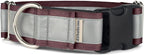 If It Barks - 1.5" Reflective Martingale Collar with Quick Snap Buckle for Dogs - Adjustable - Made in USA - Strong, Durable, and Comfy - Ideal for Training - Fits Most Breeds - Small, Burgundy
