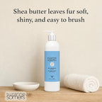 Suzanne Somers Coconut Pet Shampoo - 12 oz - Sulfate-Free Dog Shampoo with Soothing Oats & Shea Butter - Non-Toxic, Gentle Cleansing for Delicate Skin & Silky Coat - Cruelty-Free