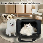 Top tasta Dog Cat Carrier Pet Carriers for Small Medium Large Cats Dogs Carrier Soft Sided Small Puppy Dog Carrier Portable Foldable Airline Approved Dog Cat Travel Carrier Black Medium