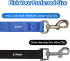 HIKISS Long Dog Leash Obedience Recall Training Agility Lead with Thickening Material for Large Dog - 15ft 20ft 30ft 50ft 100ft Training Leash(Blue 30ft)
