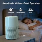 AIRROMI Pets Air Purifier for Home Allergies,Up to 660 ft². HEPA Deodorizing Activated Carbon Filter,With Fragrance Sponge for Better Sleep,Night Light,Pet Dander,Smoke,Odors,Air Cleaner A2002 Green