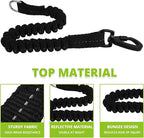 Long Dog Leash 100 FT: Heavy Duty Rope Leashes for Dogs Training with Swivel Lockable Hook Reflective Threads Bungee and Padded Handle - Dog Lead for Large Small Medium Dogs Outside Walking Hiking