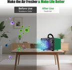 198,000mg/h Dual-Fan Ozone Odor Eliminator Ozone Machine Generator High Capacity Odor Removal Air Purifier Ionizer & Deodorizer for Car, Home, Smoke, Pets, Industrial, Basement, Commercial