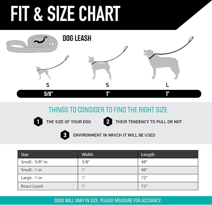Wolfgang Heavy Duty Dog Leash, Pull-Tested for Walking & Training, NewMoon Print, Small